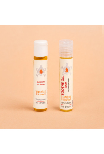 Elixir (AV) (14 ml), Soothe (10 ml)- Helps in Chest Congestion And Cough| External Use Serums