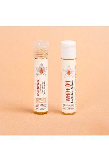 Sudarshan AV (9 ml), Whiff (P) (9 ml)- Helps manage Viral Fevers, Common Colds And Sinus Infection| External Use Serums