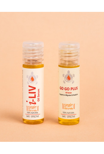 Go Go Plus (25 ml), i-Liv (25 ml)- Managing Stress Induced Headaches| External Use Serums