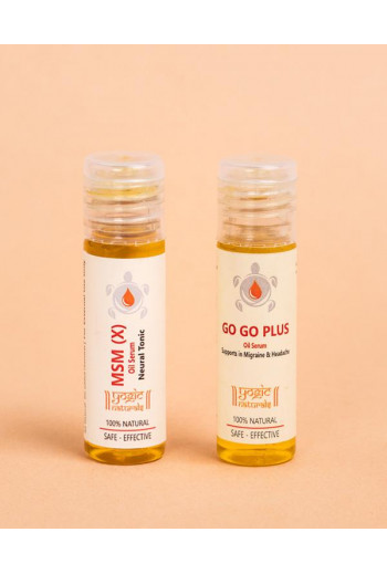 GoGo Plus (25 ml), MSM (X) (25 ml)- Helps manage general Headaches| External Use Serums